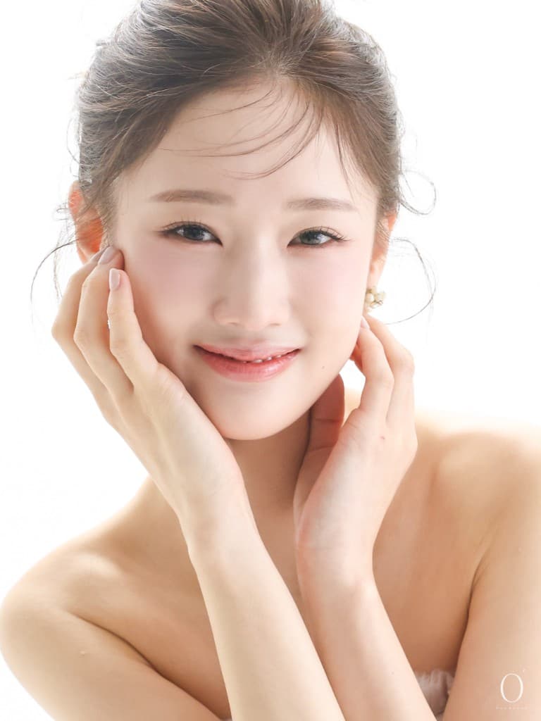 ヘアメイクの施術風景